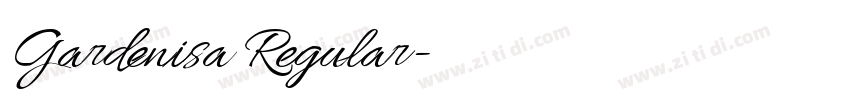 Gardenisa Regular字体转换